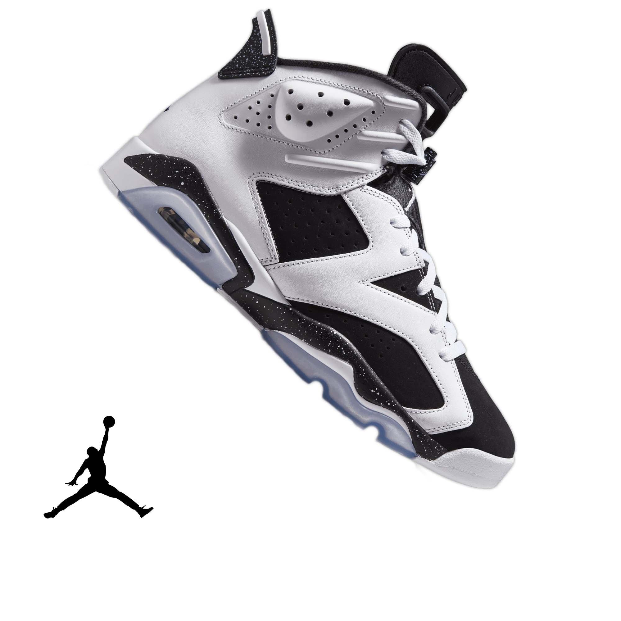 Jordan 6 Retro "Oreo" Men's Shoe - WHITE/BLACK